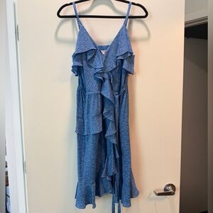 Derek Lam 10 Crosby Ruffled Wrap Dress